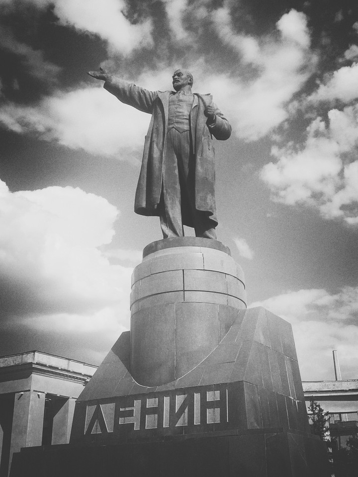 Lenin's statue in Volgograd