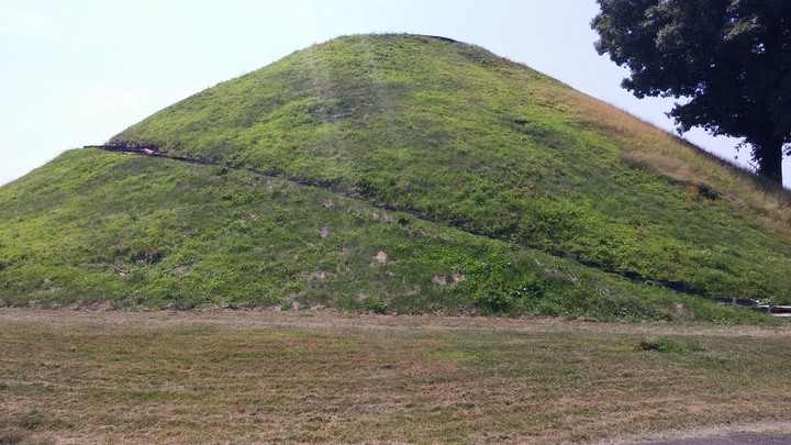 Indian burial mound