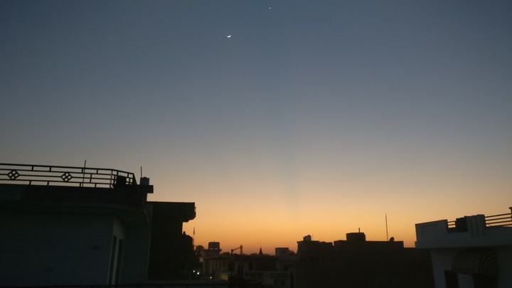 evening hues