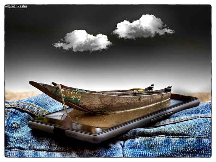 boat on mobile......