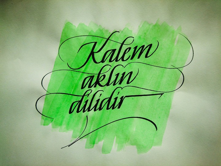 Kalem aklın dilidir