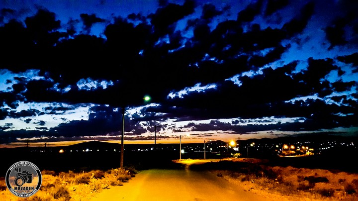 night photo of iran