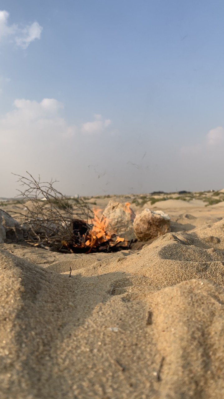 Desert and fire