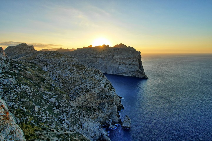 Sundown at Formentor on Mallorca
