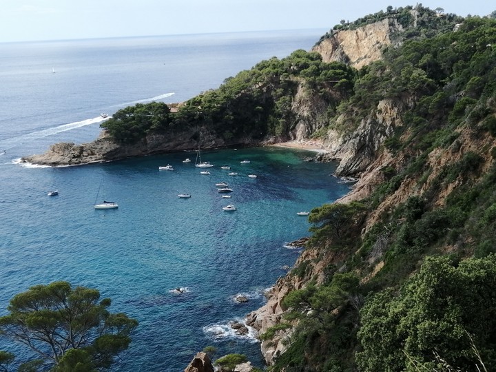 magnifique paisage Tossa del mer