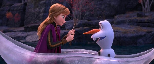 Anna and Olaf   Ice boat
