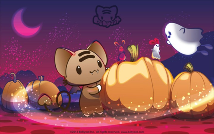 Halloween kitten