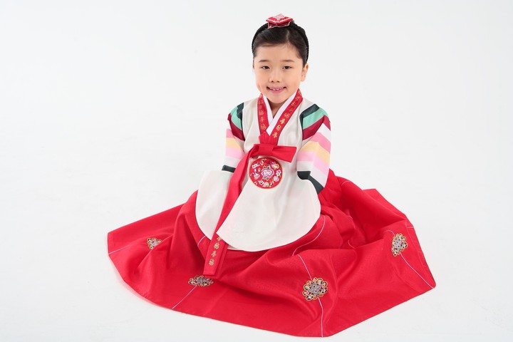 Family in Korean Dress