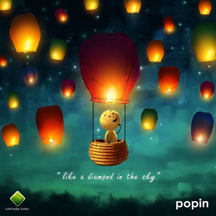 popin and the Sky lanterns