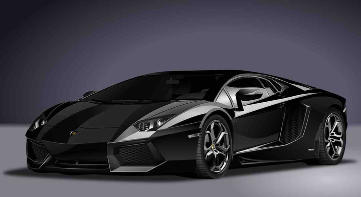 Lamborghini black