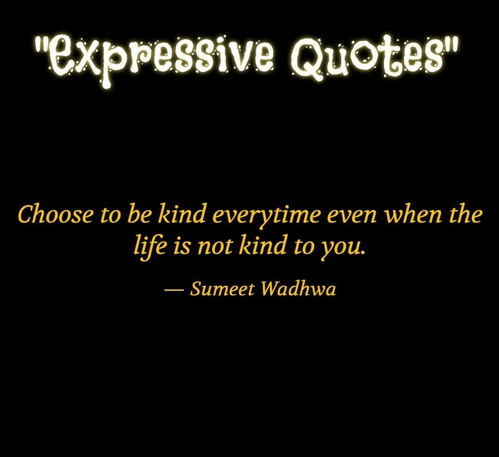 Choose to be Kind