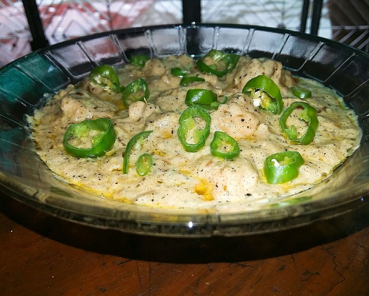 White Butter Chicken