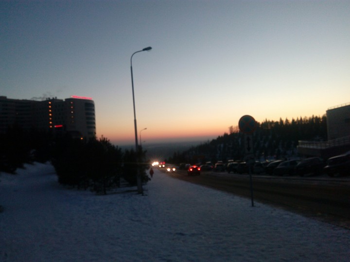 закат