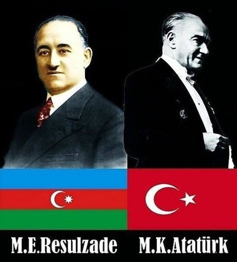 M.E. Resulzade - M.K. Ataturk