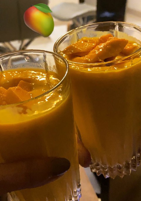 #cheers to summer with mango shots