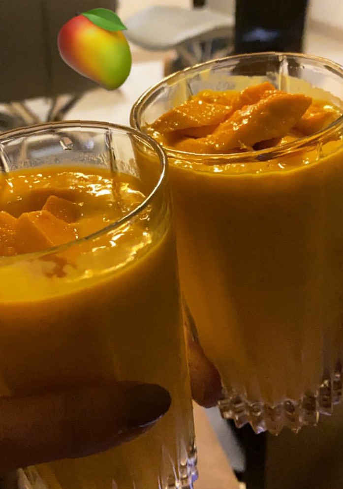 #cheers to summer with mango shots