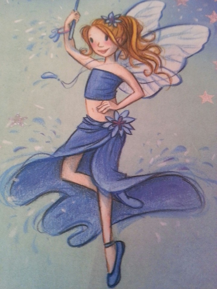 eine blaue fee