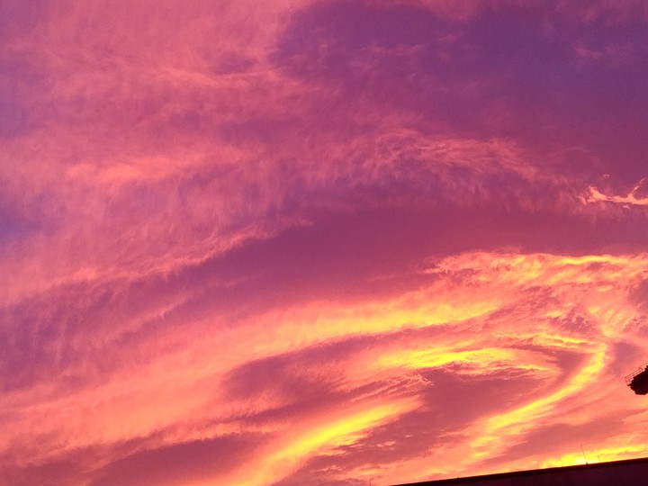 red sky