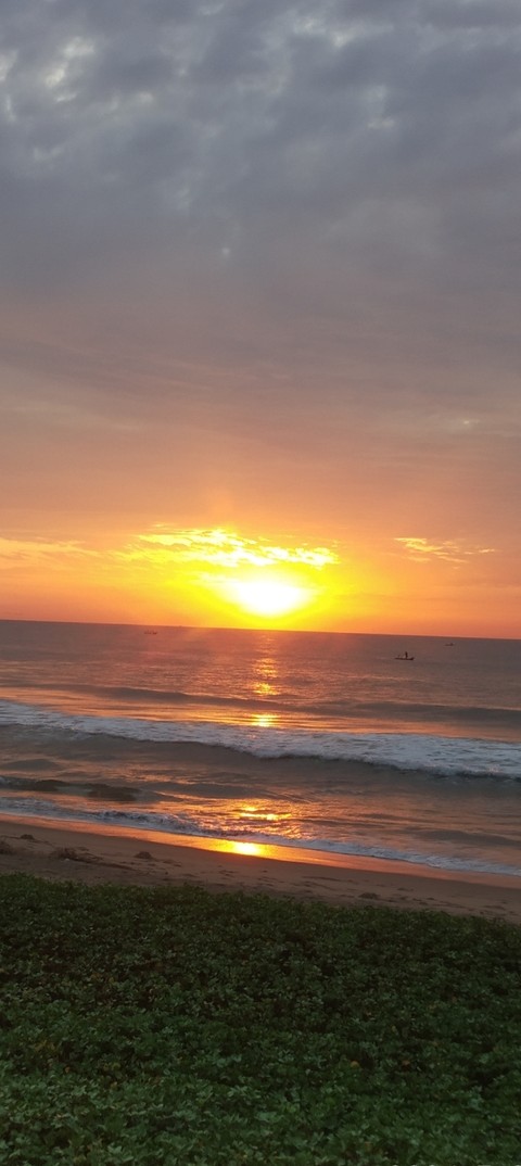 sun, dusk वॉलपेपर