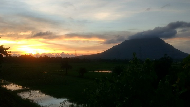 a beautiful sunset
