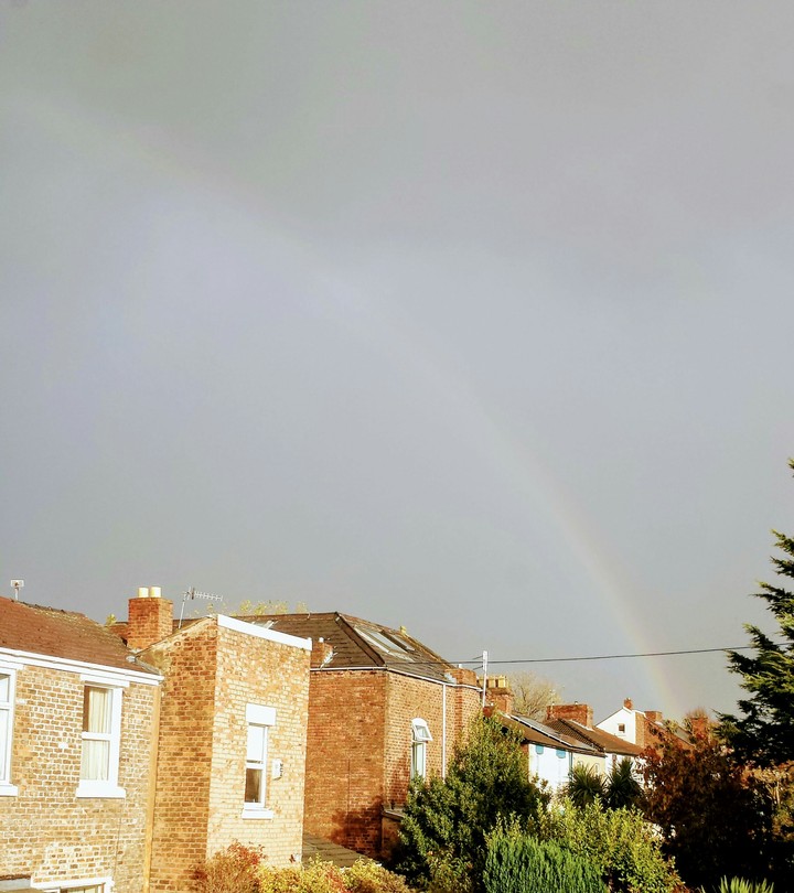 Stormy rainbow