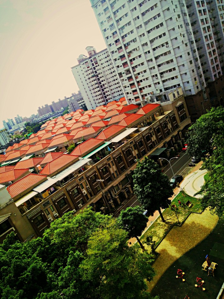 outside