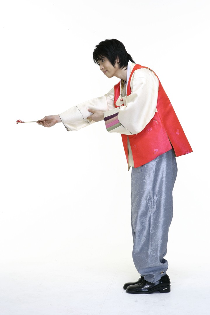 Couple in Korean Dress
