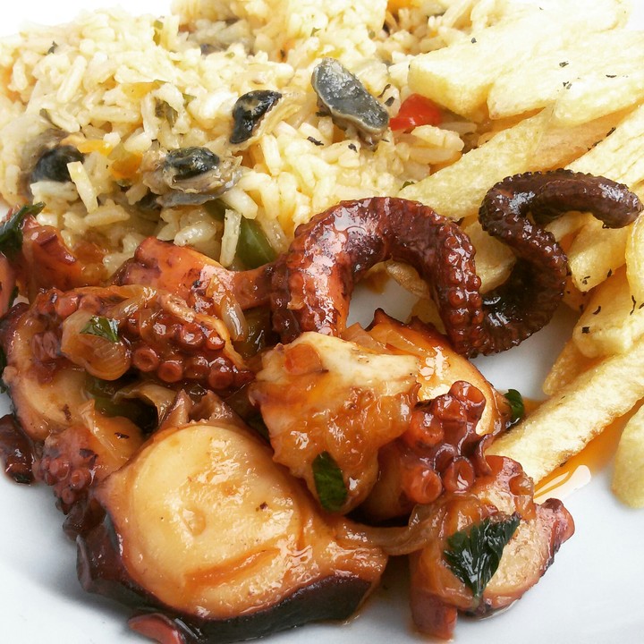 delicious octupus
