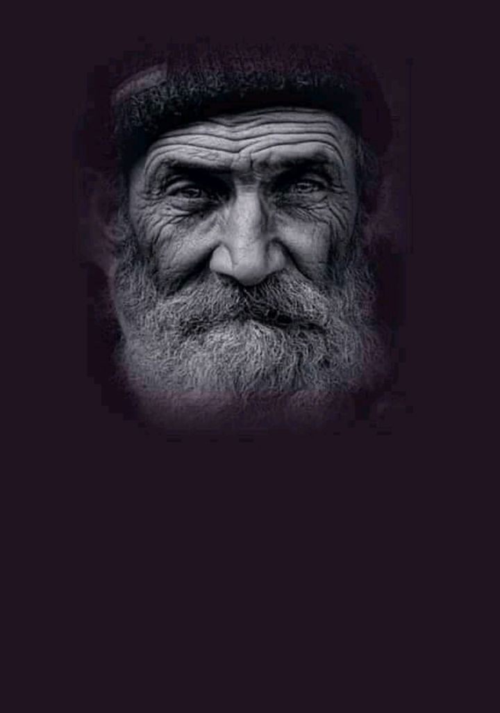 Santa in black