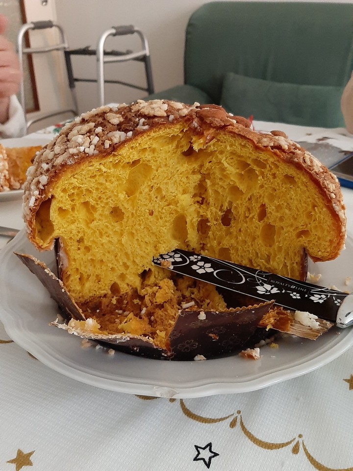 panettone al mandarino e curcuma