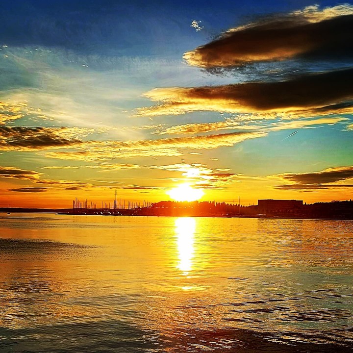 sunset Split, Croatia