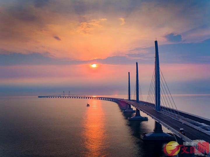 Extradosed bridge immersed tube tunnel 55km