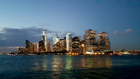 new york in the night