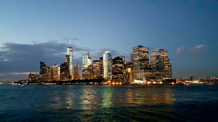 new york in the night