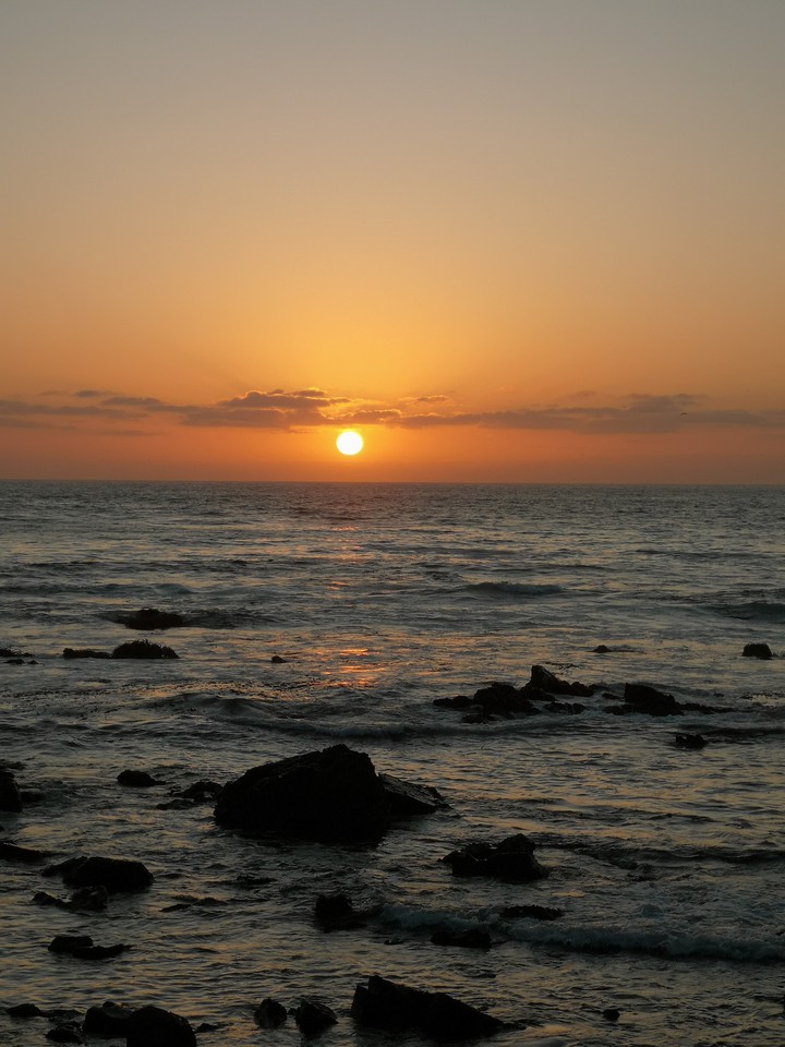 atardecer en Los Vilos, Chile