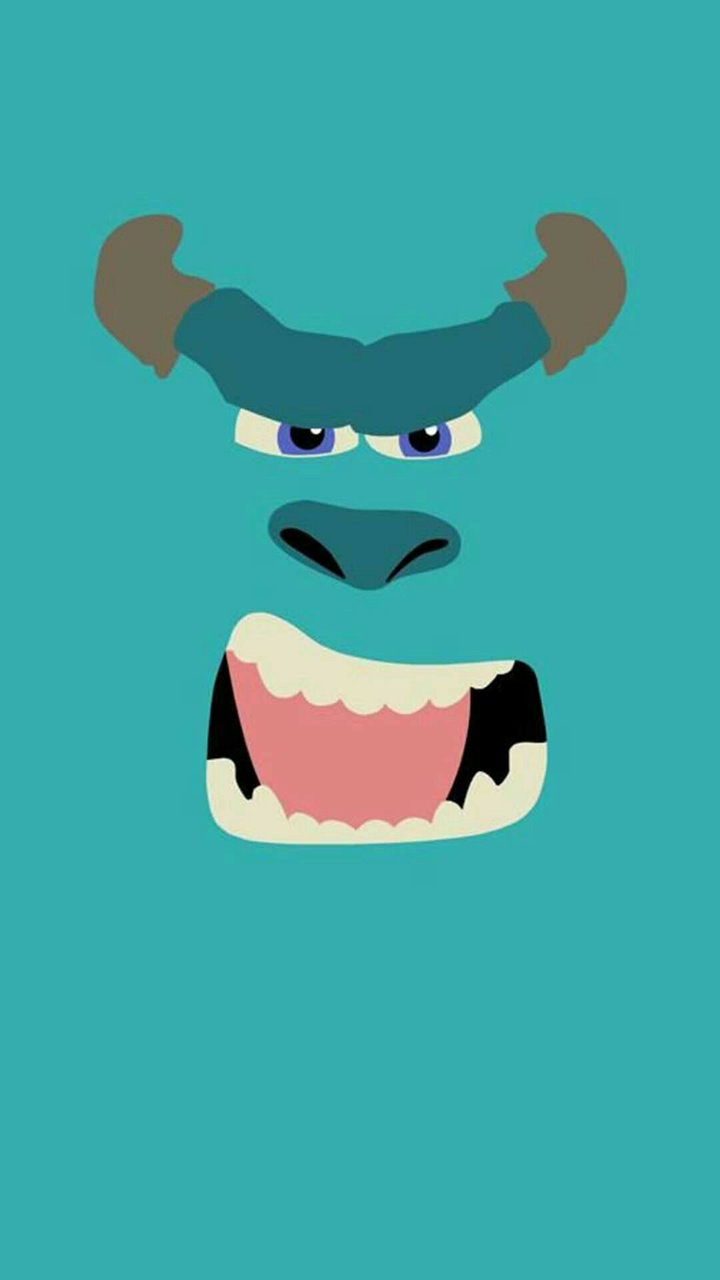 Monster's Inc Sully Face Background