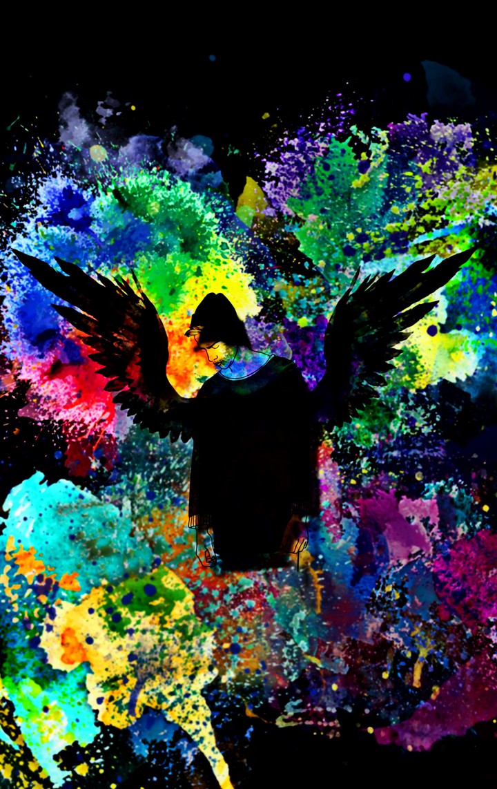 colorful Angel boy