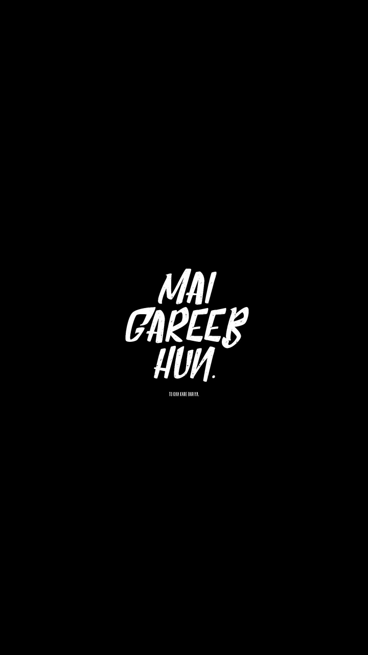 Mai gareeb hu meme Amoled Wallpaper