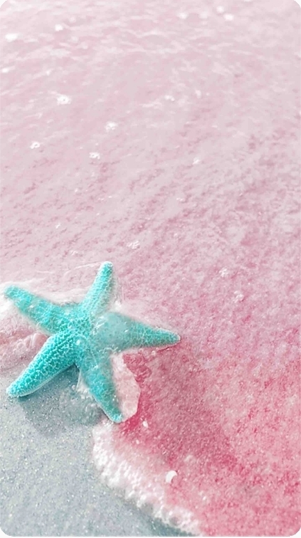 pink sand