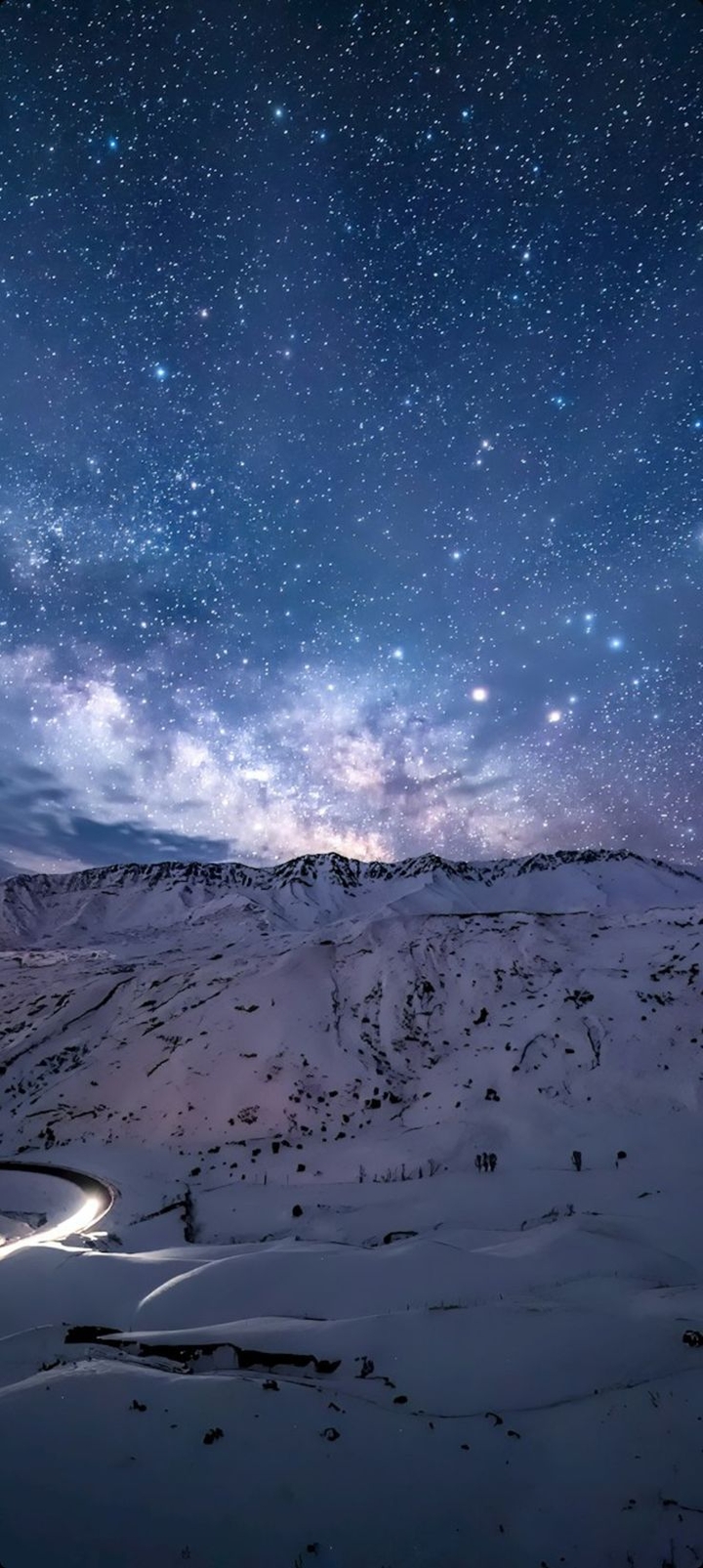 Ridge, night वॉलपेपर