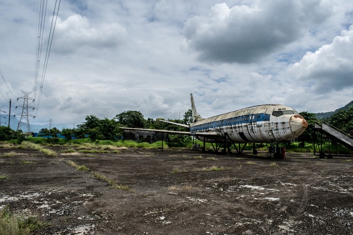 abandoned plane
