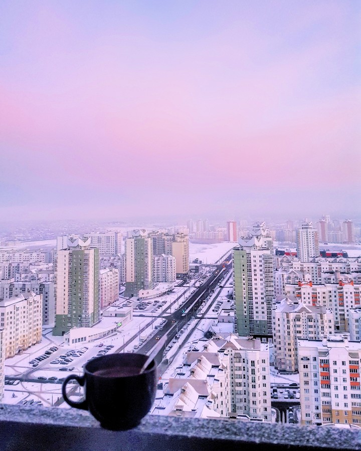 розовый город