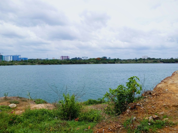 Lake in military school.