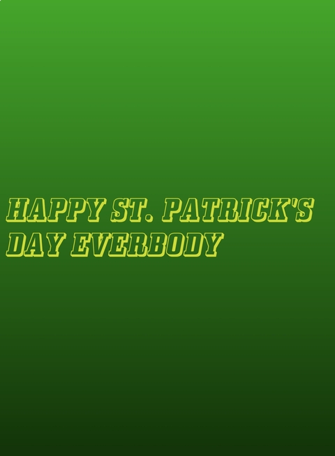 St. Patrick's day