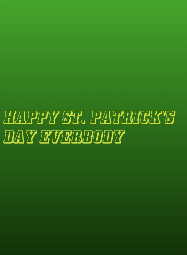 St. Patrick's day