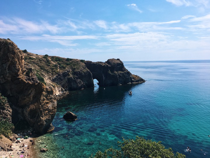 Fiolent, cape Diana