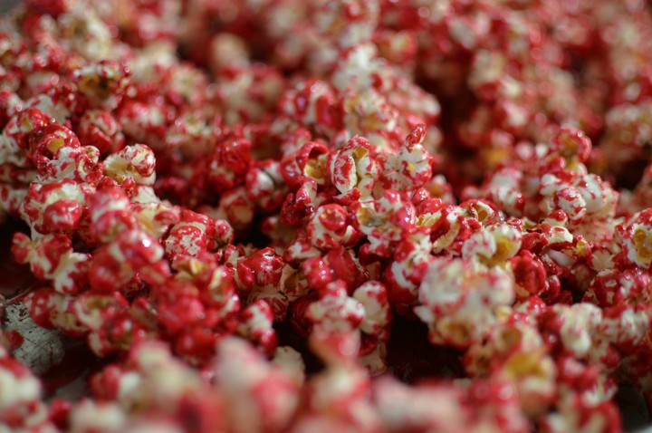 Palomitas de maiz con caramelo
