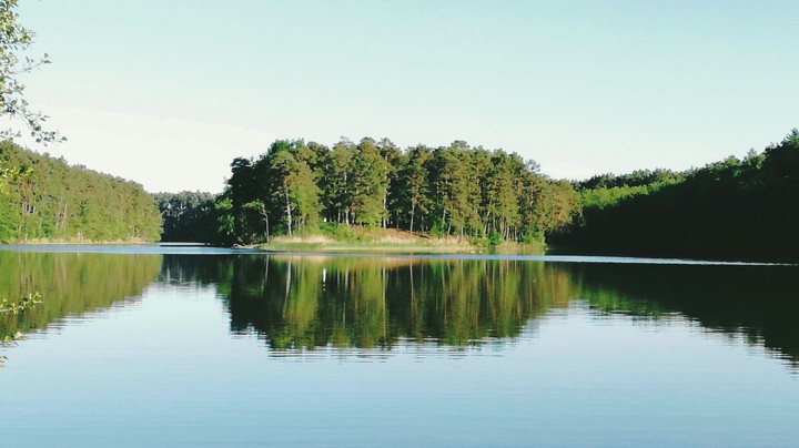 Lake in western Poland