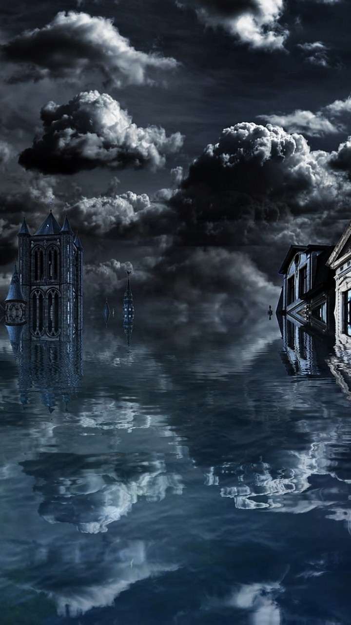 Flooded city