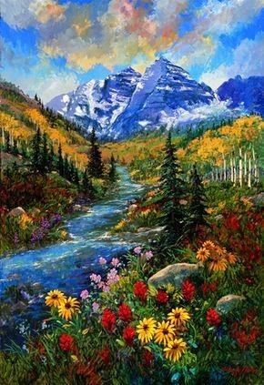 цветы горы